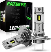 H7 Led Headlight Bulb conversion kits 1:1 Mini Size, Non-polarity, No Adapter Required Easy Install Conversion Kit, Fanless Fog lights Halogen Replacement Bulb, Pack of 2
