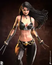 X-23 Statue 3D Print Unpainted/Unassembled