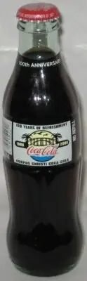 Coca-Cola Corpus Christi Bottling 100th Anniversary Texas Coke Bottle