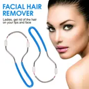 3pcs Hair Spring Facial Hair Remover Women Portable Threading Face Epilator AU