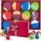 Bath Bomb Set for Women Gift, Natural Organic Bath Fizzy Bomb 12PCS