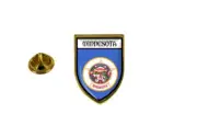 pins pin's flag national badge backpack hat shield world usa minnesota