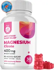 Magnesium Gummies Sugar-Free - Calm Supplement for Children, Chews Kids & Adults
