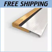 Adjustable 36-Inch Oak Threshold with Aluminum Seal - Classic Door Sill