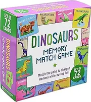Dinosaurs Memory Match Game (Set of 72 cards)