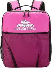 Roller Skate Bag,Roller Skates Backpack,Ice Skate Inline Skate Storage Bag, Children's Shoulders Professional Roller Skating Bag,Travel Bag Large Capacity Skating Bags to Carry Ice Skates 26-45 EU