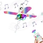 Bluetooth Smart LED Ceiling Light Fan Lamp APP+Remote Music Speaker RGB Dimmable