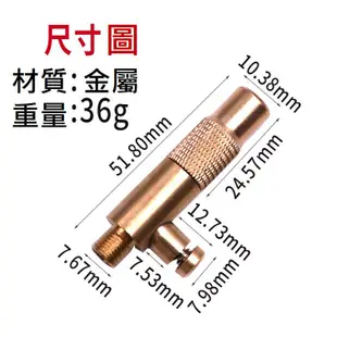 [台灣現貨] 打氣機螺紋式轉接頭