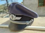 WW2 GERMAN LUFTWAFFE "ERICH HARTMANN" FIGHTER "CRUSHER" CAP (NICE REPLICA)