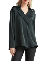 [Belle & Bloom] Gemini Waterfall Shirt in Green
