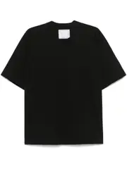 [sacai] cotton T-shirt 3 Black