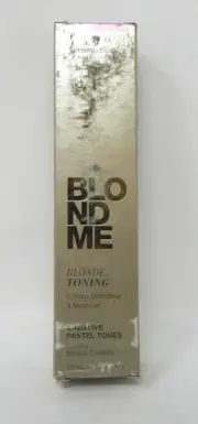 Schwarzkopf BlondMe Blonde Toning Pastel Tone Steel Blue 2.02 Ounces