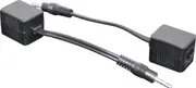 Dynalink Stereo Audio Cat5e 6 Extenders 3.5mm