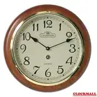 Cambridge SOLID TIMBER STATION WALL CLOCK SILENT MOVEMENT Matte 32CM 969.15A
