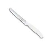 Victorinox Tomato & Sausage, Wavy Edge Knife 11cm Stainless Steel Blade - White