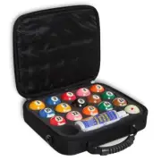 Aramith Bundle:Super Pro-Cup TV Ball set 2 1/4", Cleaner,Microfiber cloth & Case