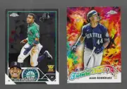 JULIO RODRIGUEZ 2023 Topps Chrome 200 & FUTURE STARS INSERT ALL STAR ROOKIE CUP