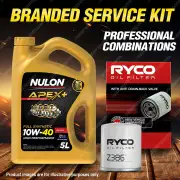 Ryco Oil Filter 5L APX10W40 Engine Oil Service Kit for Holden Apollo Nova
