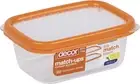 Décor Match-Ups Basics Oblong Orange 200Ml|Food Storage Pantry Container |Ideal