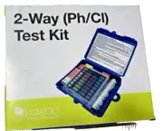 Kokido ~ Pool & Spa 2-Way Water Test Kit ~ PH and Chlorine ~ K045