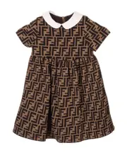 Fendi Kids FF Motif Dress 9M,18M,6M,24M Black