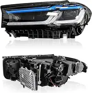 Headlight ，Car Laser LED Lamp Compatible With 5 Series, G30, G31, F10, F90, M5, Plug And Play, 2016-2018 2022, Headlamp Assembly