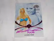 2013 Benchwarmer JULIANNA PRADA National #33 Pink Foil Auto/25 PLAYBOY - Brazil