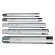 Easy to Use 5pcs M5M12 Broken Tap Extractor Guide Easy Wire Screw Remover Tools