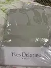 $325 Yves Delorme France NWT 1pc King Flat Sheet Organic Cotton Sateen Complice