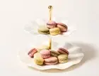 NEW kate spade new york x Target Ruffled Ceramic Two Tier Serving Stand Cream