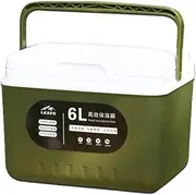 5 4 Cheloders Ice Compact QT - Heavy Duty High Capacity Ice Box, Heavy Duty Insulated Carrier | Compact Cheler Ports For Work, Tailgate, Roadways & Events