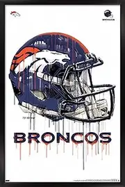 Trends International NFL Denver Broncos - Drip Helmet 20 Wall Poster