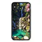 For Apple iPhone Samsung Galaxy Waterfall Nature Vibes Print TPU Phone