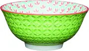Mikasa Does it All Geometric Line Ceramic Bowl, 1 5.7 cm Diameter