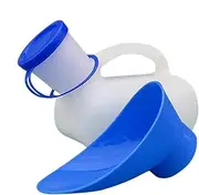 Unisex Urinal Bottle, Portable Urinal for Women Men, Travel Urine Bottle with Lid and Funnel, 1000ml Large Capacity Funnel Toilet Kit for Elderly Kids