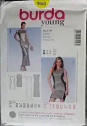 BURDA SEWING PATTERNS 7053 AND 7697 UNCUT AND NEW