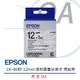 【原廠公司貨】EPSON LK-4KBY 12mm 透明圓蕾絲黑字 標籤帶