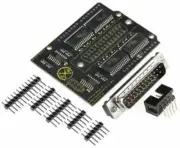 Arduino 4x4 Driver Shield, 5A High-Side Chs., Chainable, DB25M