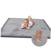 Baby Play Mat for Floor,1.3" Thick Memory foam Tummy Time Mat,Soft Coral