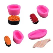 Sushi Shaped Chocolate Moulds Silicone Material for Bakings Lover