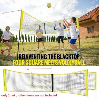 1M PE Beach Volleyball Net Badminton Portable Backyards Outdoor Sports