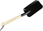 1Pc Lightweight Household Shovel with Oak Handle Tool for Outdoor Use for Digging Planting and Home Gardening Activities