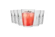 Duralex Provence Drinking Glasses - 200ml Tumblers for Water, Juice - Pack of 12