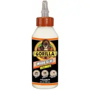 Gorilla Wood Glue Ultimate Adhesive 236ml Woodworking Natural Tan Colour