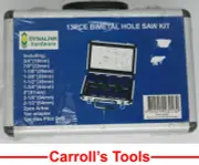 Dynalink Hardware 13pc Bitmetal Hole Saw Kit