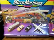 Mirco Machines #28 ,30 Decades 50s,90Set on Card Rare Vintage NOS sealed Galoob