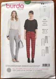 Burda Sewing Pattern 6377 Pants Sizes US 8-18 Uncut