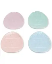 Macy's Tabletops Gallery Pink Iridescent Figural Egg Plates - Set of 4