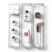4-Piece Drawer Organizer Bin Set | THE MODULAR | Bathroom Drawer Large