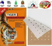 Tiger Pain Balm Relief Plaster Patches - 10 Pack - 40 pcs - 7 x 10 cm Red